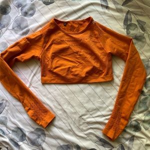 Gymshark long sleeve crop top